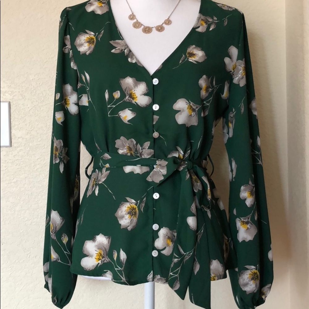 Charlotte Russe floral blouse